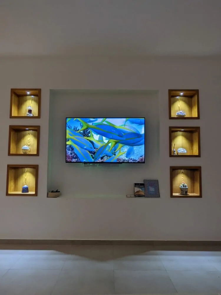 Villa Saphir — Salon, TV | Ethic Village Djerba