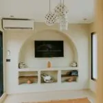 Villa Opale — Salon, TV | Ethic Village Djerba