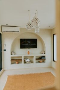 Villa Opale — Salon, TV | Ethic Village Djerba