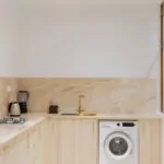 Villa Jade — Salle à manger - cuisine, Lavabo, plaque à gaz, machine à laver, réfrigérateur | Ethic Village Djerba
