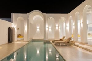 Villa Jade — Piscine, Salon extérieur | Ethic Village Djerba