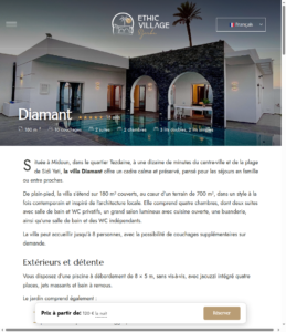 Ethic Village Djerba — Résidence de villas avec piscine privée à Djerba