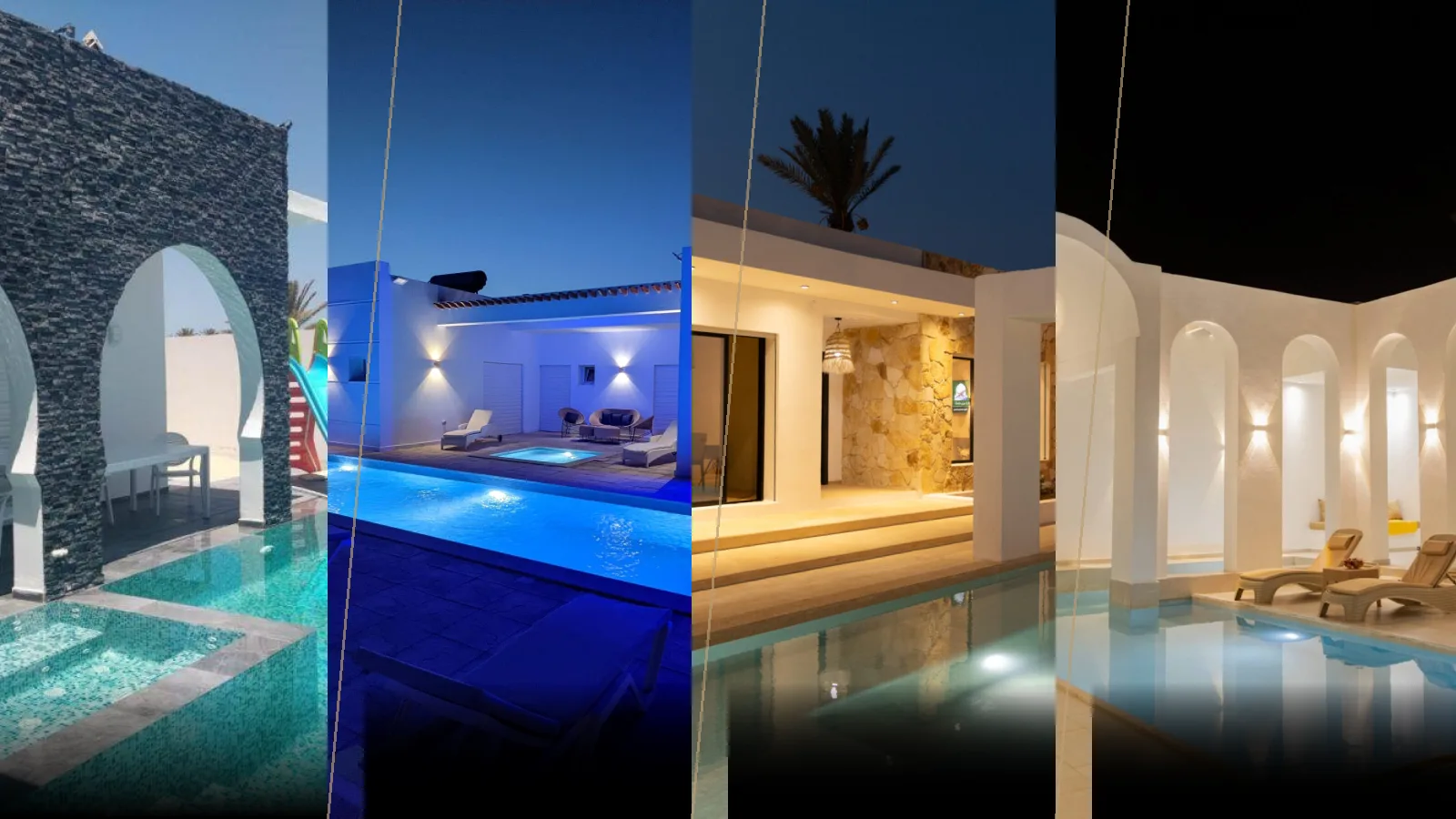 Our 4 private villas with pool — Ethic Village Djerba