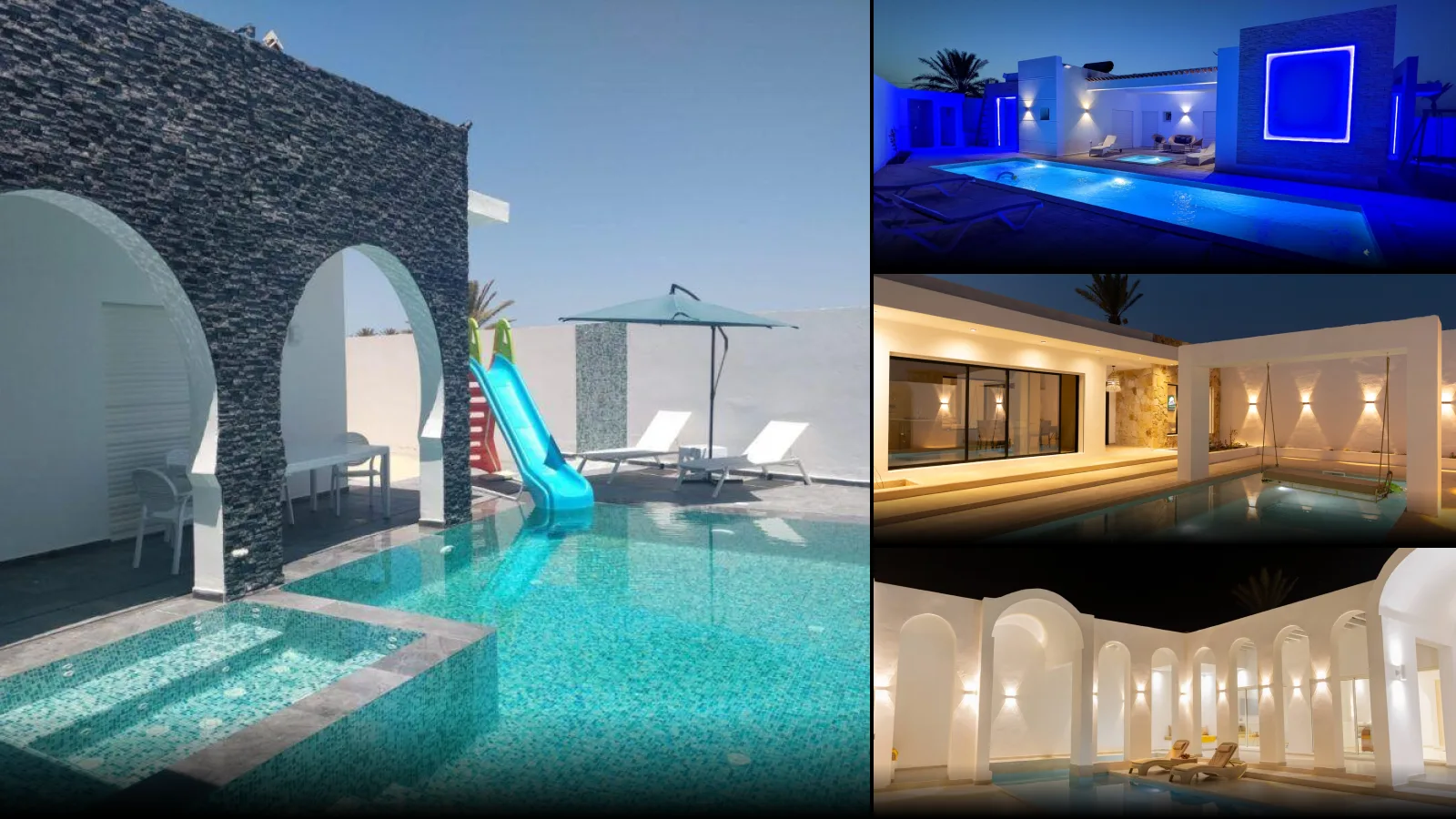 Our 4 private villas with pools — Ethic Village Djerba